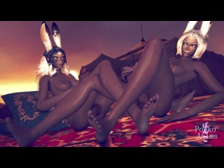 2019-04-22 - chocolate futa bynnygirls fapping (large render)