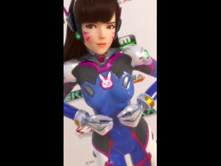 dva with hair with writing